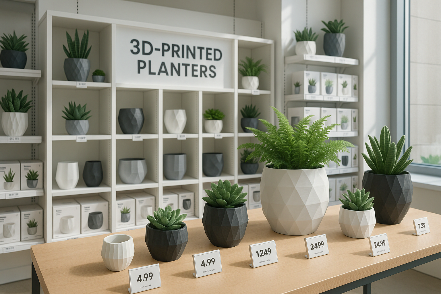 Plants & Planters - 3D Printed Collection
