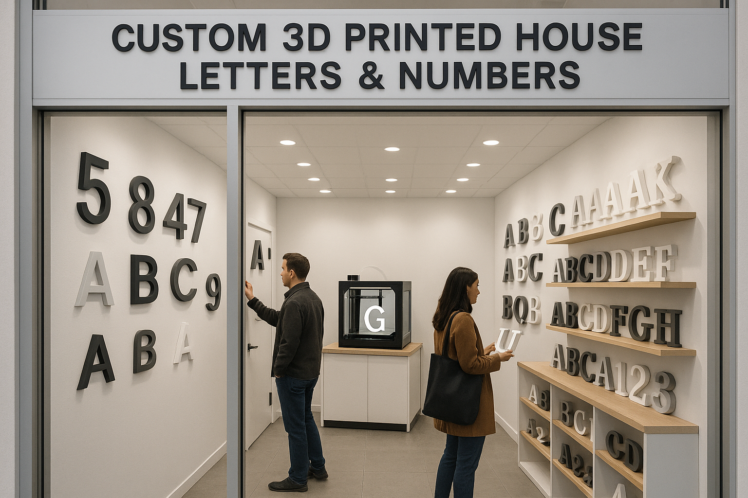 3d printed house letters store