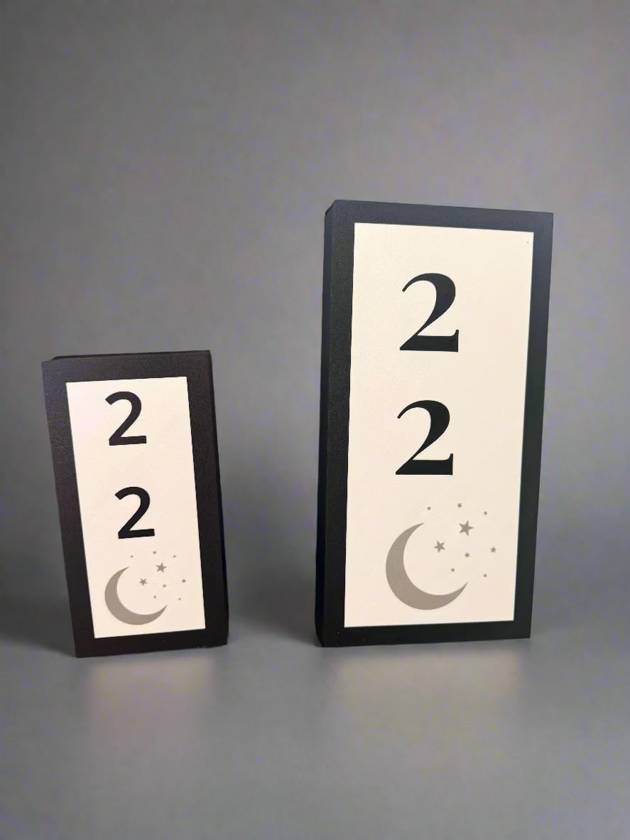 Custom 3D Printed Numbers, Letters, Symbols & Light Boxes