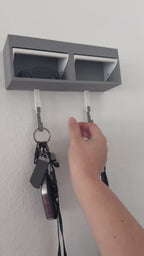 Car Garage Key Holder with Opening Door