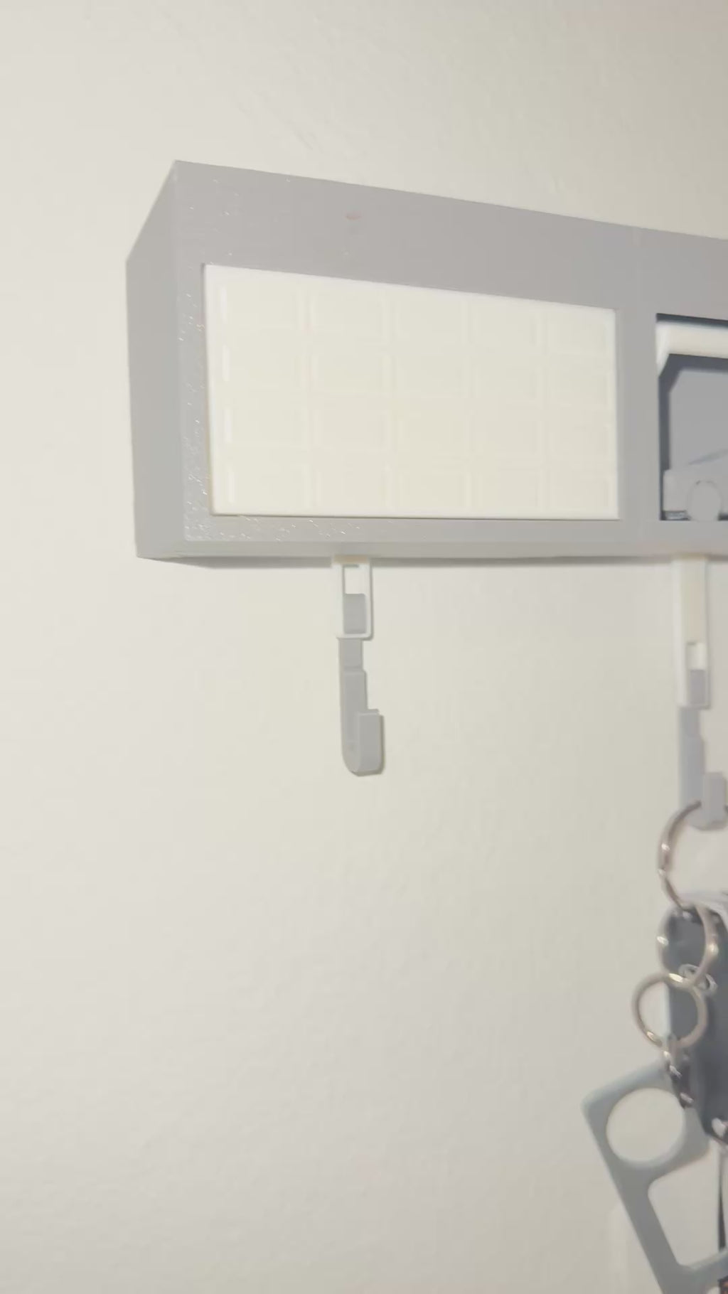 Car Garage Key Holder with Opening Door