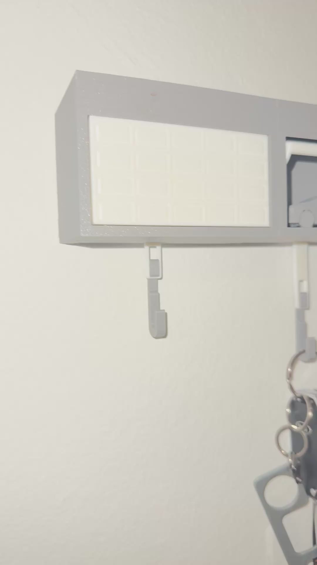 Car Garage Key Holder with Opening Door